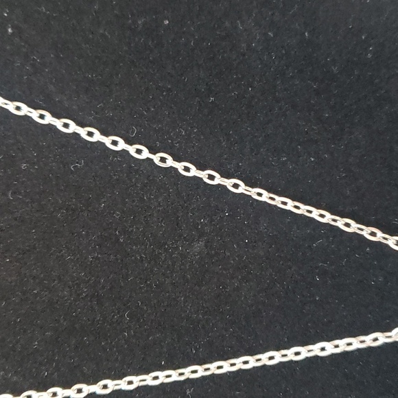 Green gem long chain necklace - Picture 3 of 4